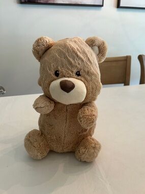 Plush Brown Teddy Bear Stuffed Toy - Soft Cuddly Companion